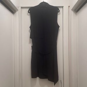 Kobi Halperin Black Belted Shirt Dress. Size XL.